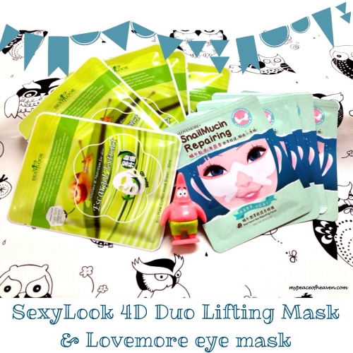 [Beauty Review] SexyLook 4D Duo Lifting Mask and Lovemore Eye Mask
